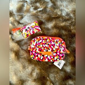Vera Bradley makeup case and small wallet